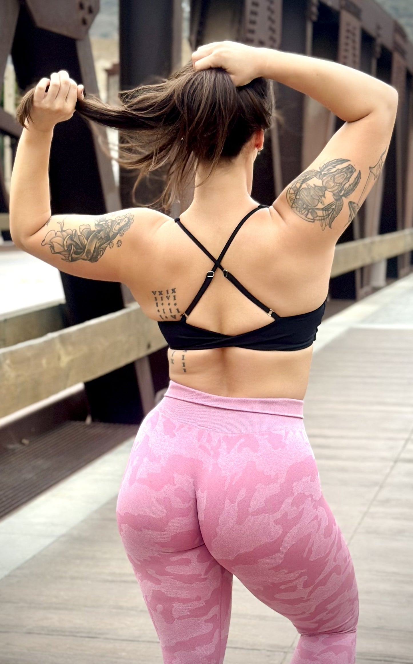 Black Knockout Sports Bra