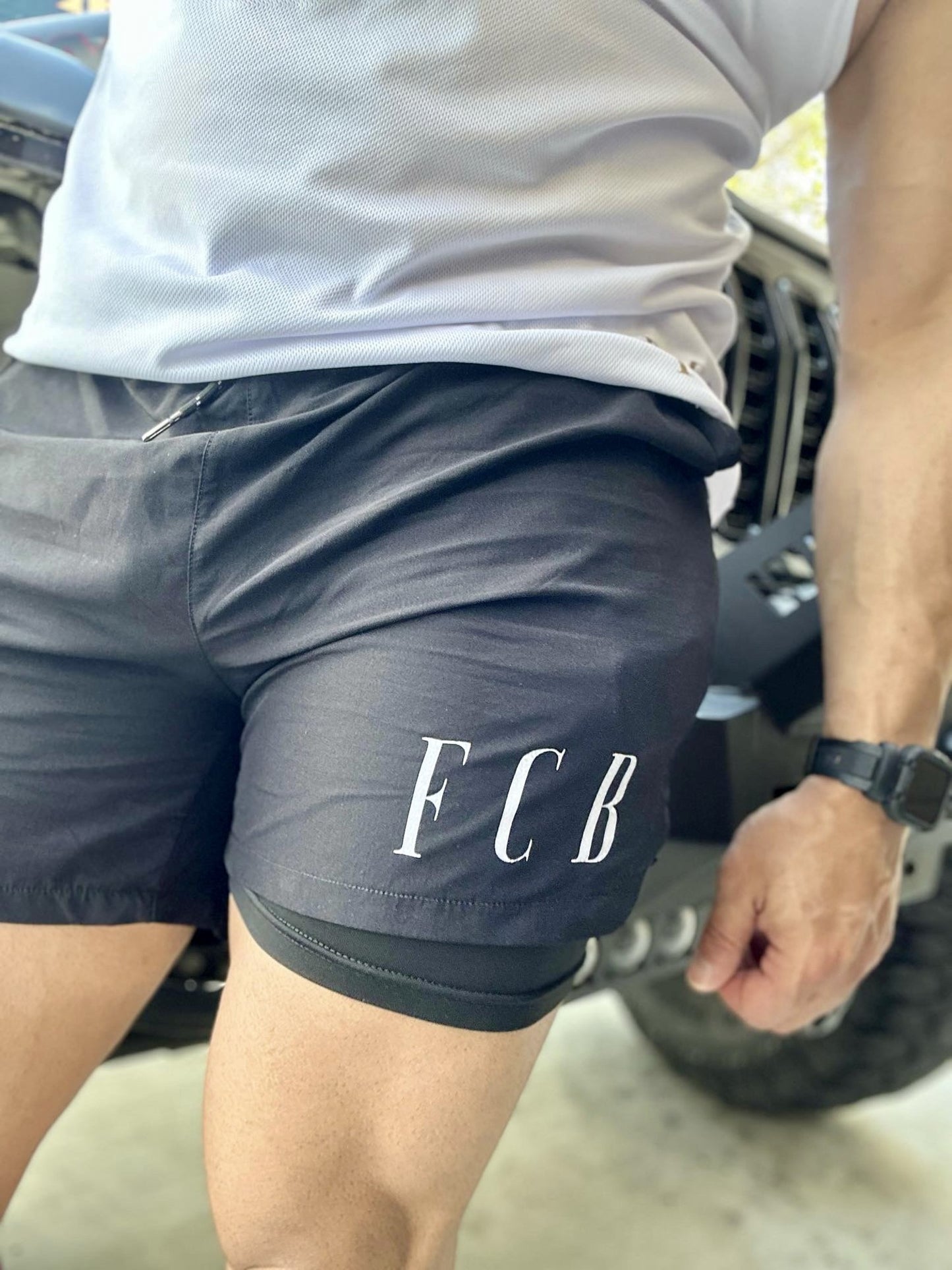 Men's Black FCB Shorts