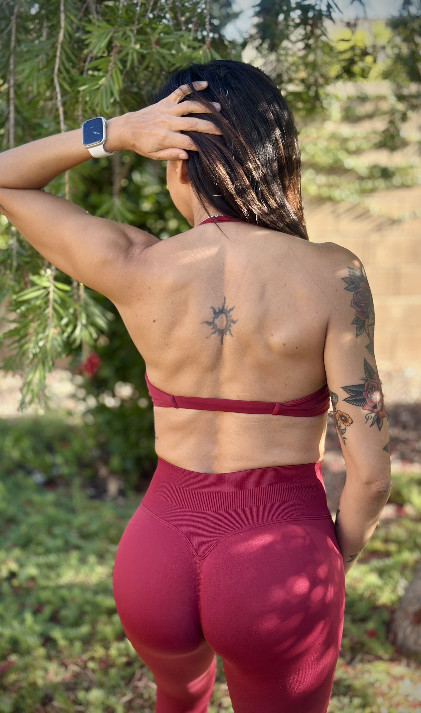 Ruby Glow Halter Set