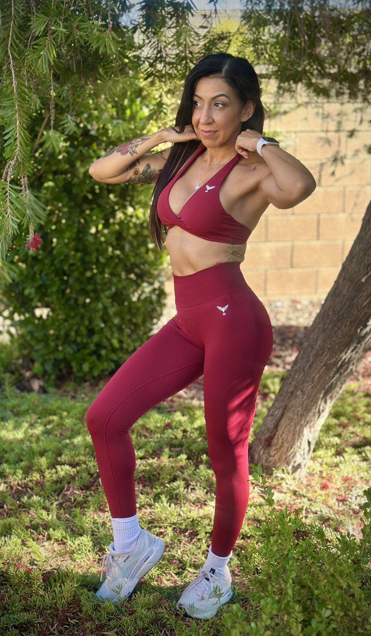 Ruby Glow Halter Set