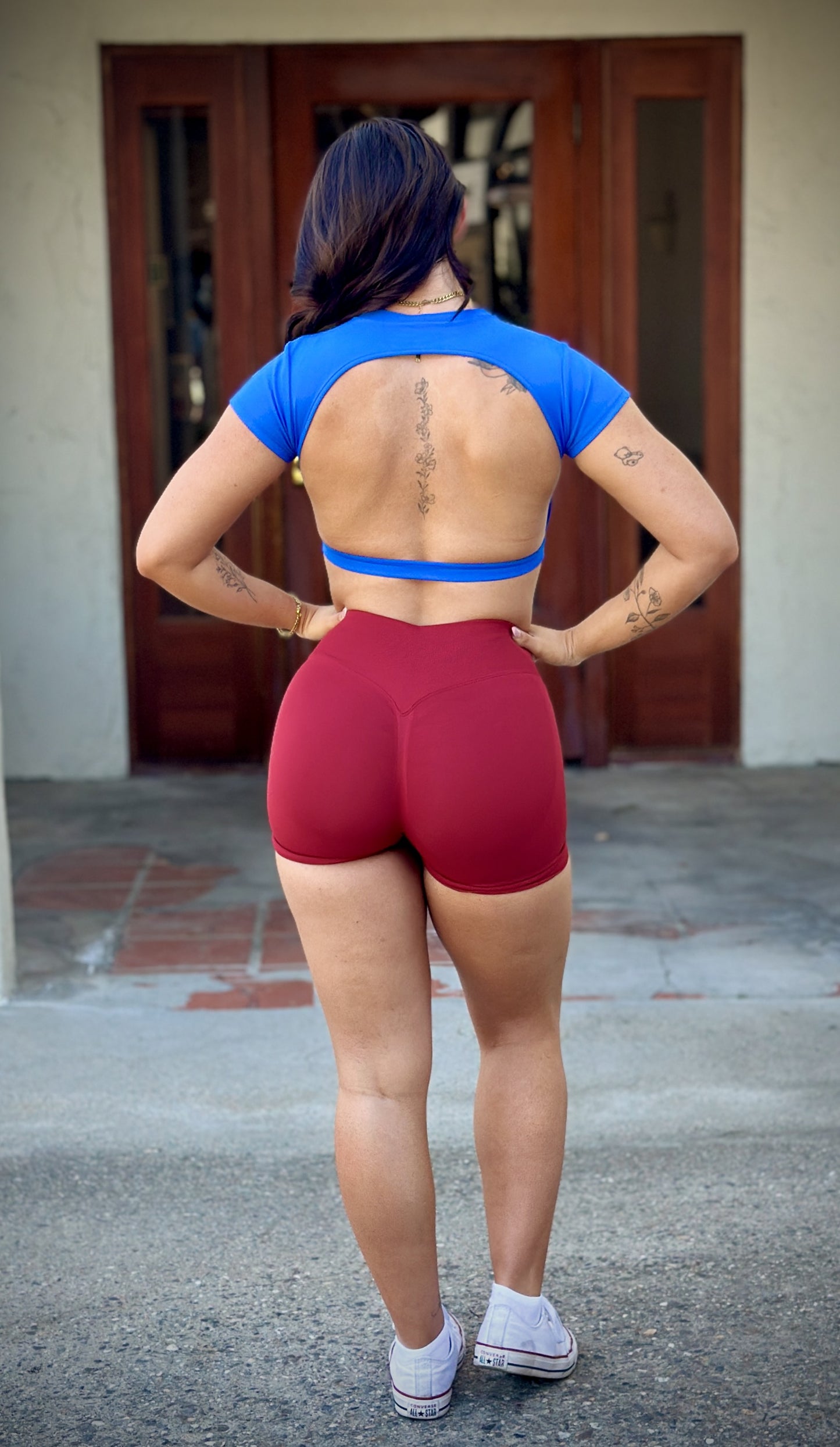 Booty Shaping Shorts~Red